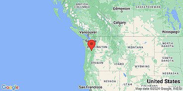 Map of Mount St. Helens, Skamania County, Washington