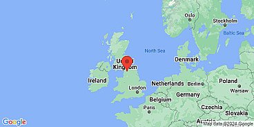 Map of Settle, Yorkshire, England