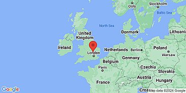 Map of Thorncote Green, Bedfordshire, England