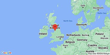 Map of Samlesbury, Lancashire, England