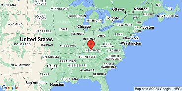 Map of Beechville, Metcalfe County, Kentucky