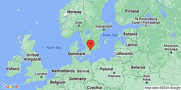 Map of Kristianstad County, Sweden