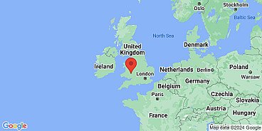 Map of Cefn Hill, Herefordshire, England