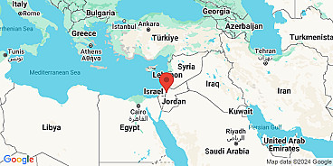 Map of Mount Nebo