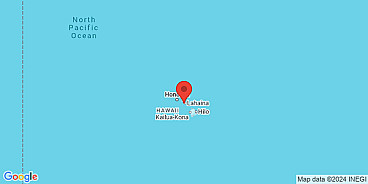 Map of Lanai, Sandwich Islands