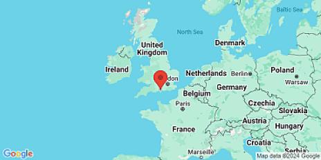 Map of Hamble, Hampshire, England