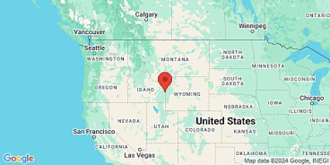 Map of Salt River Valley, Uinta County, Wyoming Territory