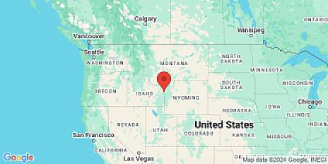 Map of Darby, Fremont County, Idaho